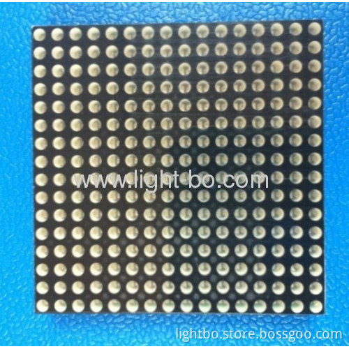 3mm 16 X 16 Dot Matrix Led Display With Package Dimension 64 X 64 X7.5mm,various Colours Available 